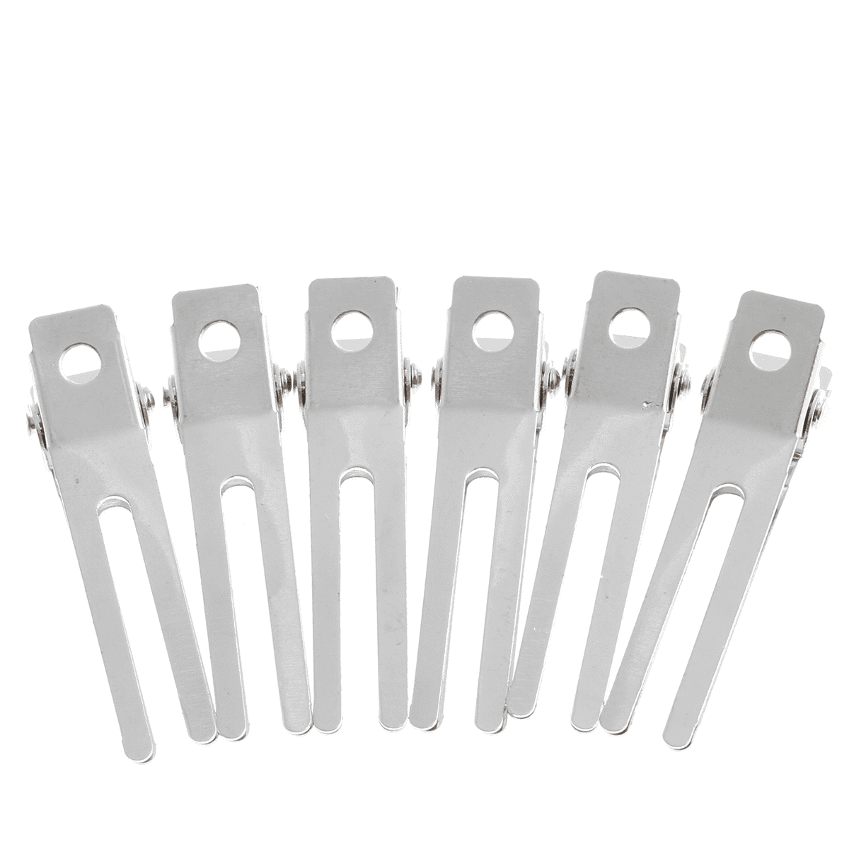 Coiffeur clip piccola, metallo, 4,6 cm, 6 pezzi