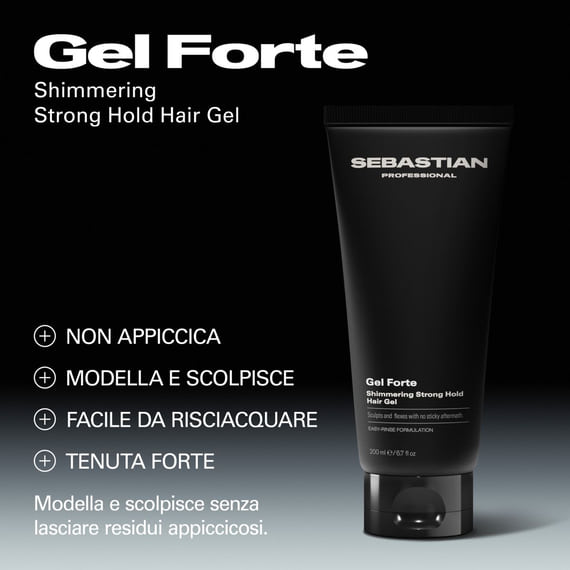 Shimmering Strong Hold Hair Gel