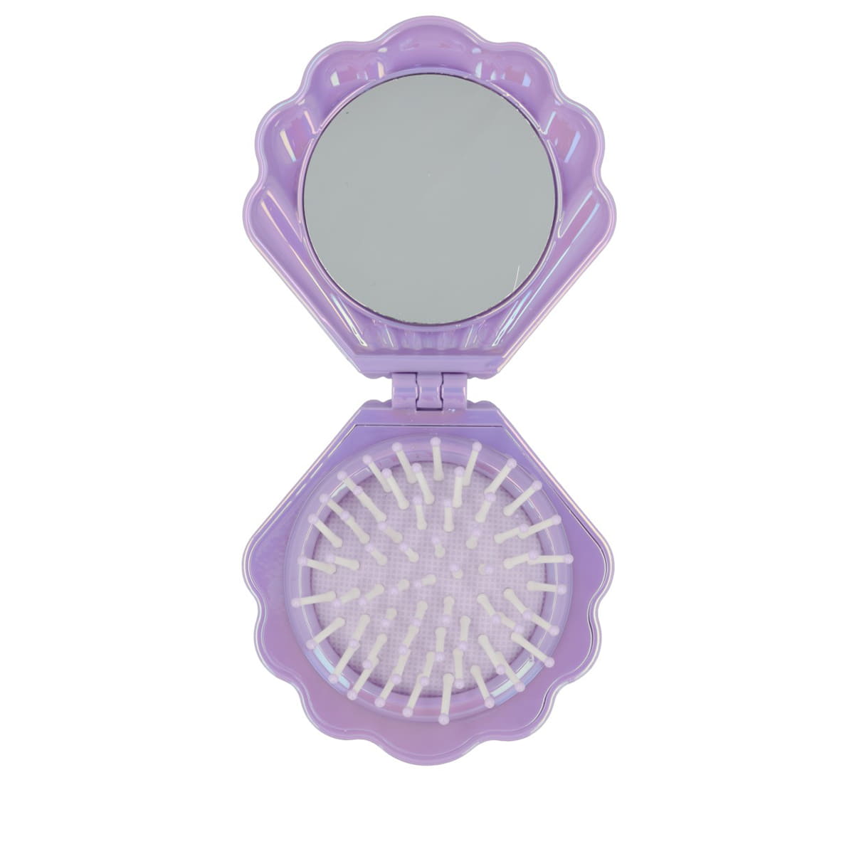 Shell Hairbrush Set - Purple