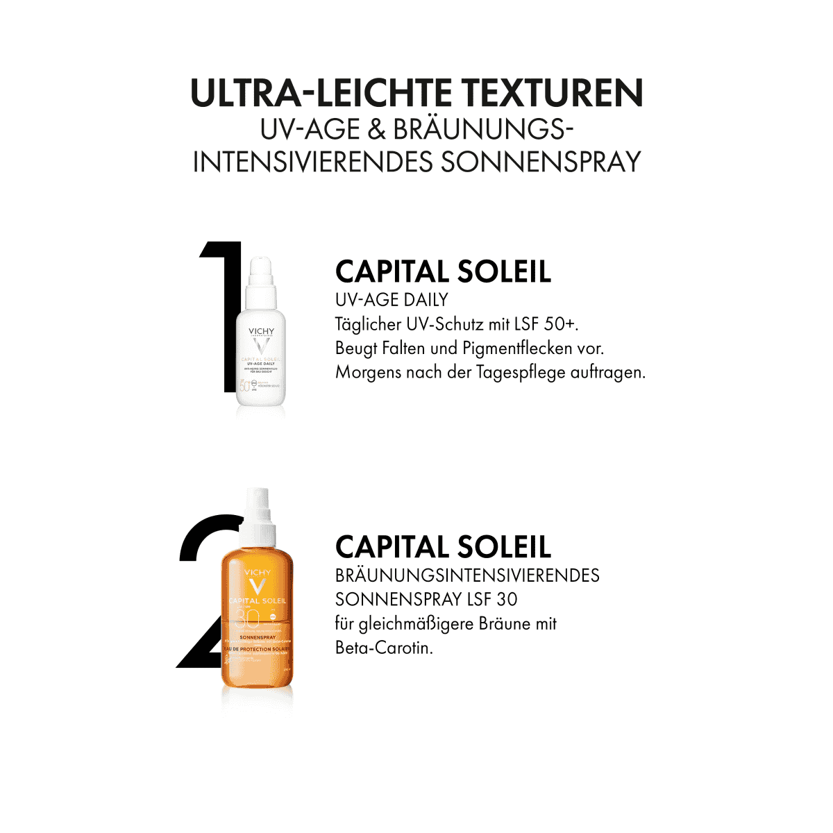 Eau de protection solaire hâle sublimé SPF30