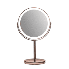 LED Table Mirror 10x USB-C - Copper