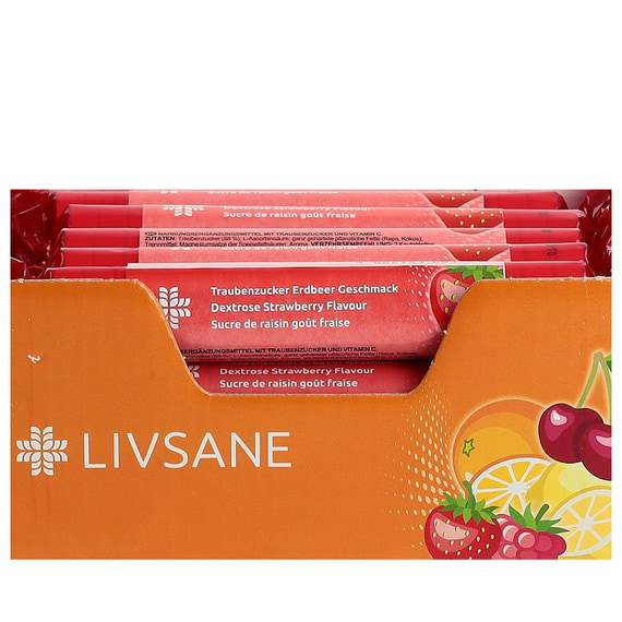 Sucre en rouleau goût fraise