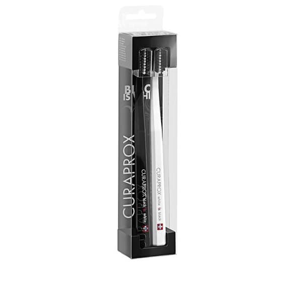 Spazzolini bianco/nero - 2 pz.