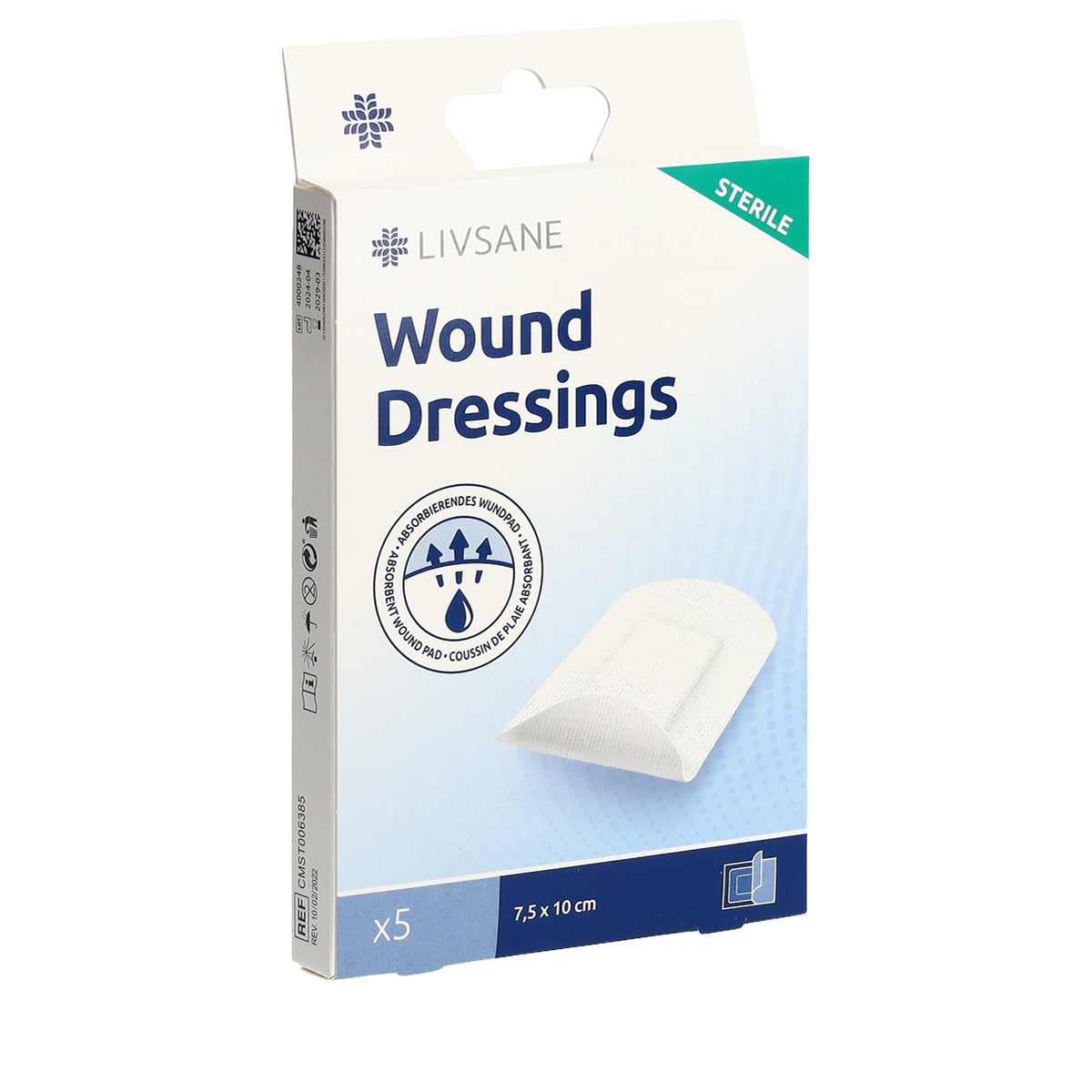 Sterile Wound Dressings 7.5 x 10 cm