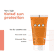 Crème solaire teintée SPF50+