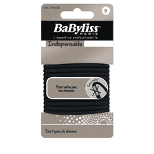 Hair ties 3 mm black 12 pieces