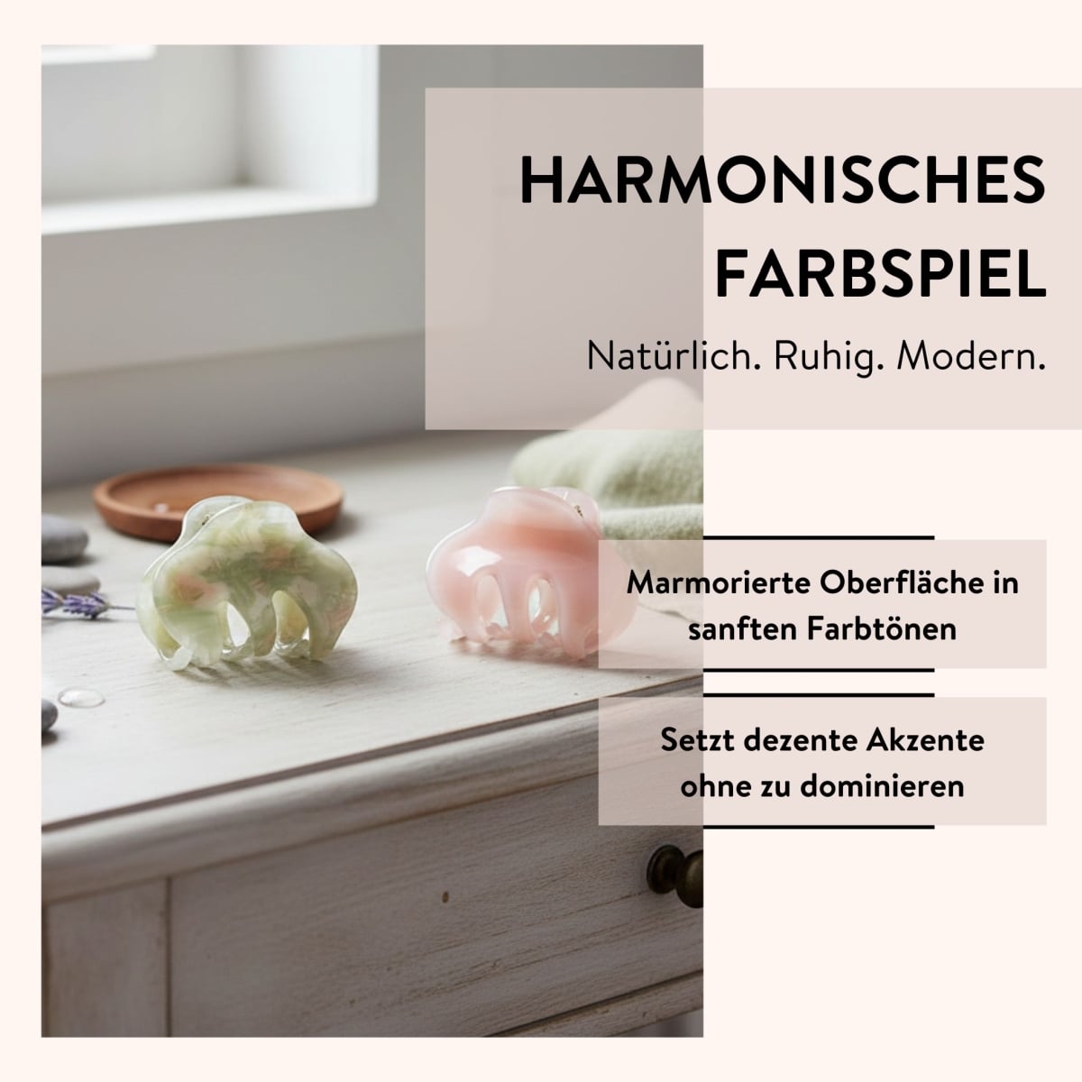 Haarklammer, mehrfarbig, 2Stk.