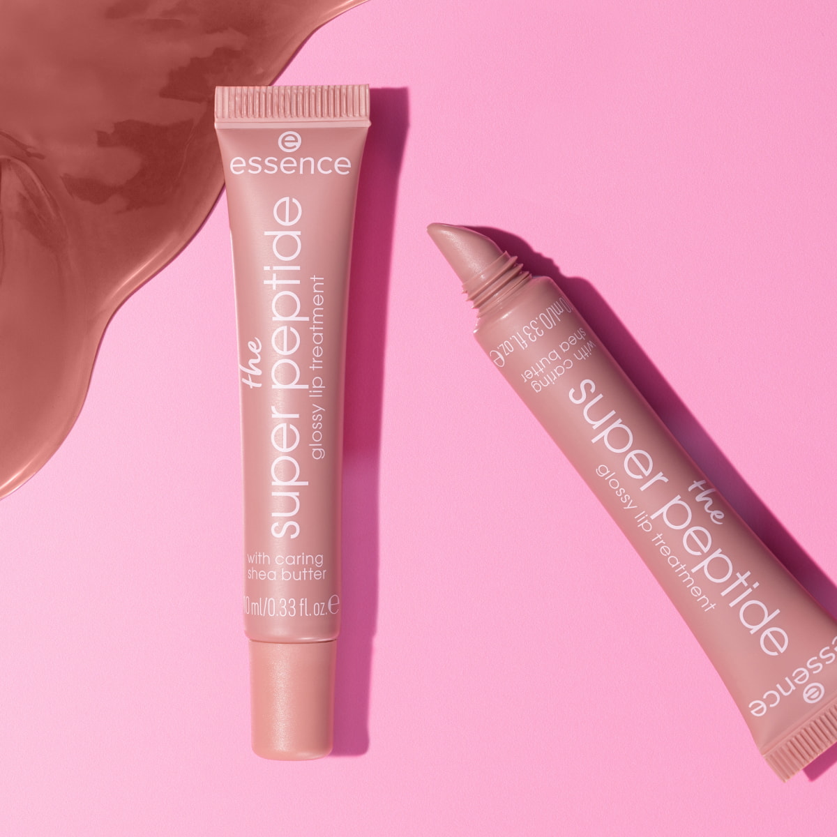 The Super Peptide Glossy Lip Treatment + Pouch Set - 01 All Toffee'd Up!