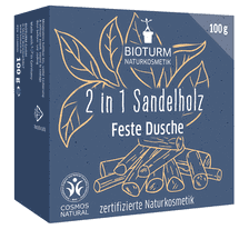 2-in-1 solid shower gel sandalwood Biotur