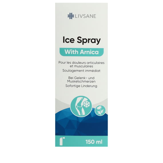 Spray ghiaccio con arnica