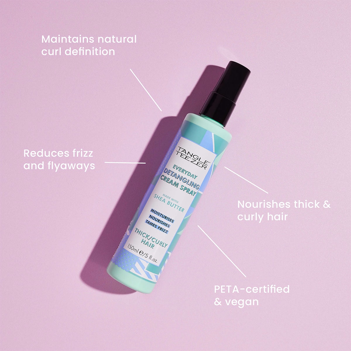 Detangling Cream Spray Thick & Curly Hair