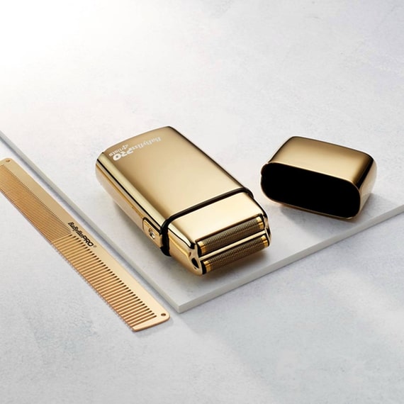 Professionelle Doppel Folienrasierer Gold 4Artists