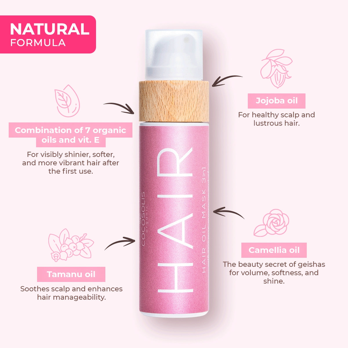 Hair Oil Mask 3in1