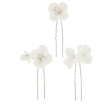 Épingles À Cheveux Avec Fleurs En Céramique