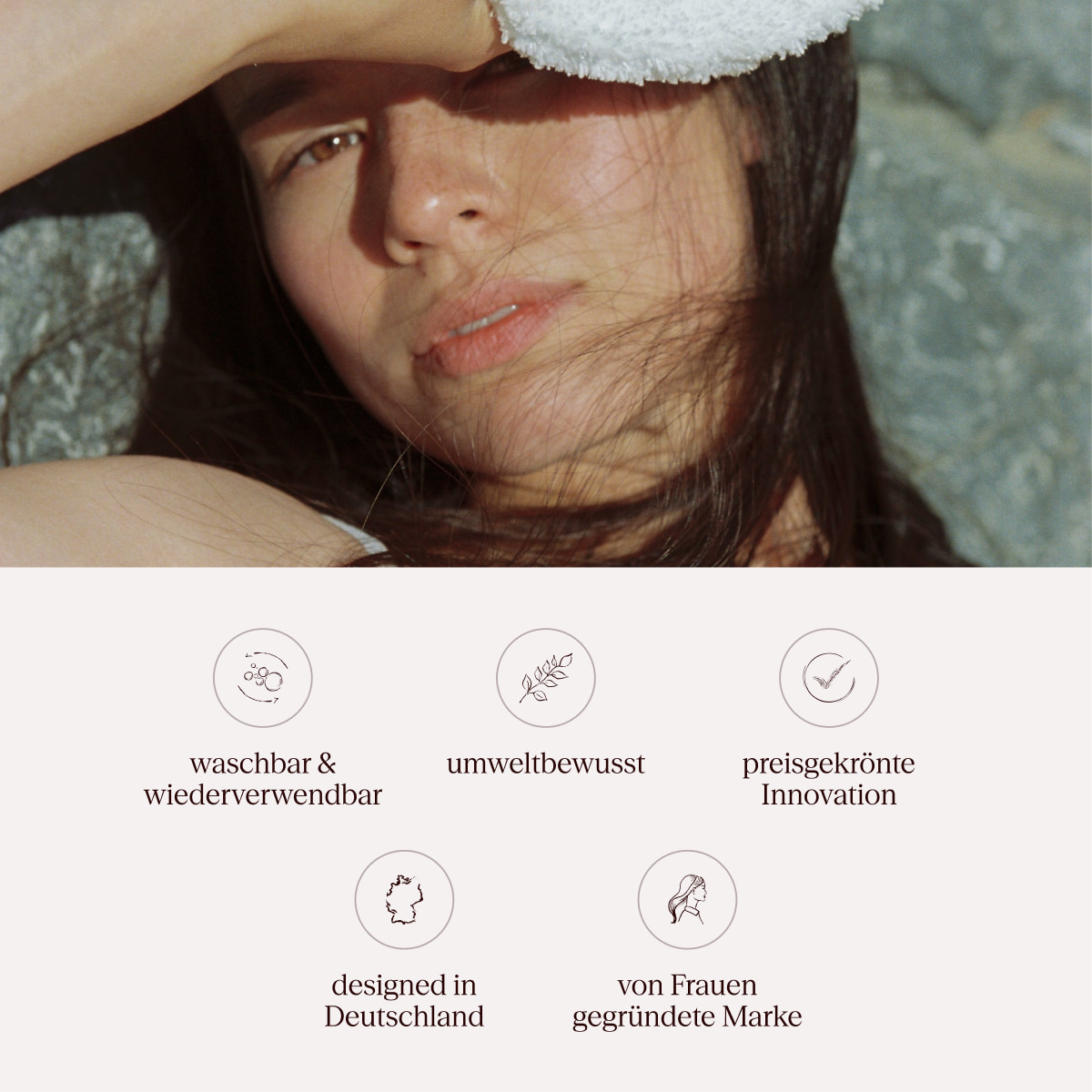 Ultrasaugstarke Mikrofaser-Haarturbane
