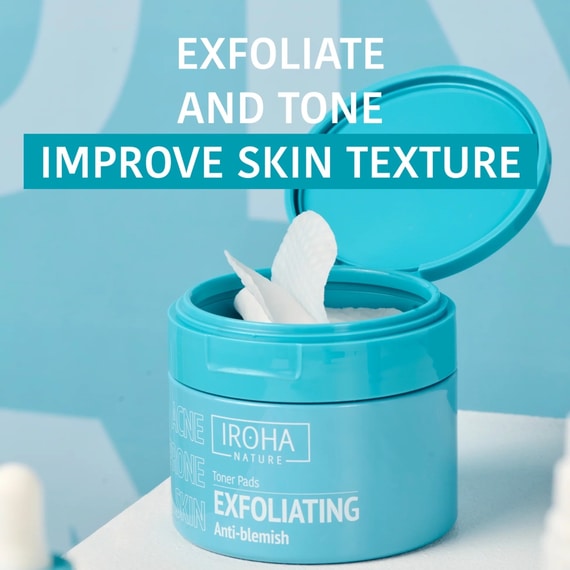 Exfoliating Anti-Blemish Toner Pads - 50 Pads