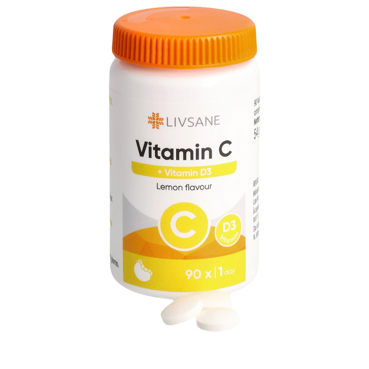 Vitamine C + D3 - 90 comprimés à croquer