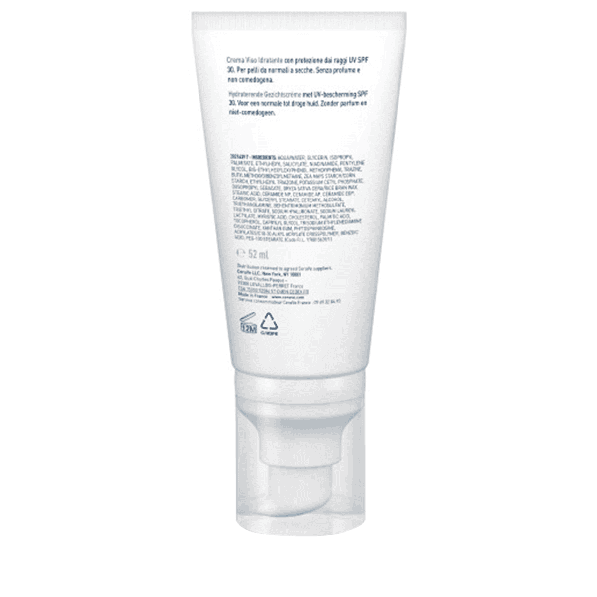 Crème hydratante pour le visage LSF 30