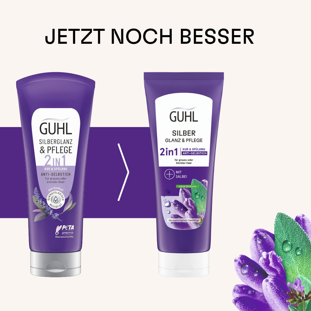 Silber Glanz & Pflege 2in1 Anti-Gelbstich Kur & Spülung