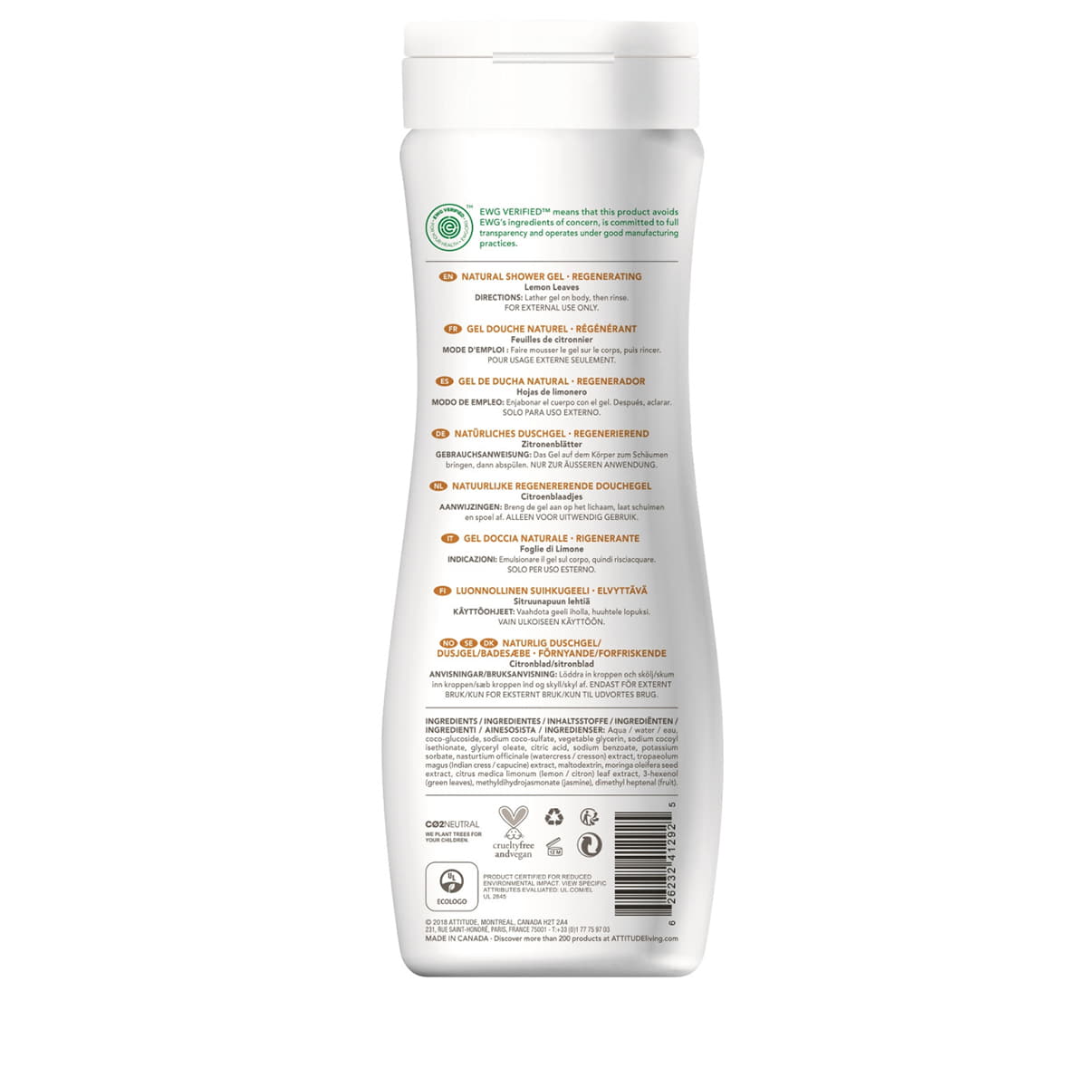 Docciaschiuma naturale rigenerante