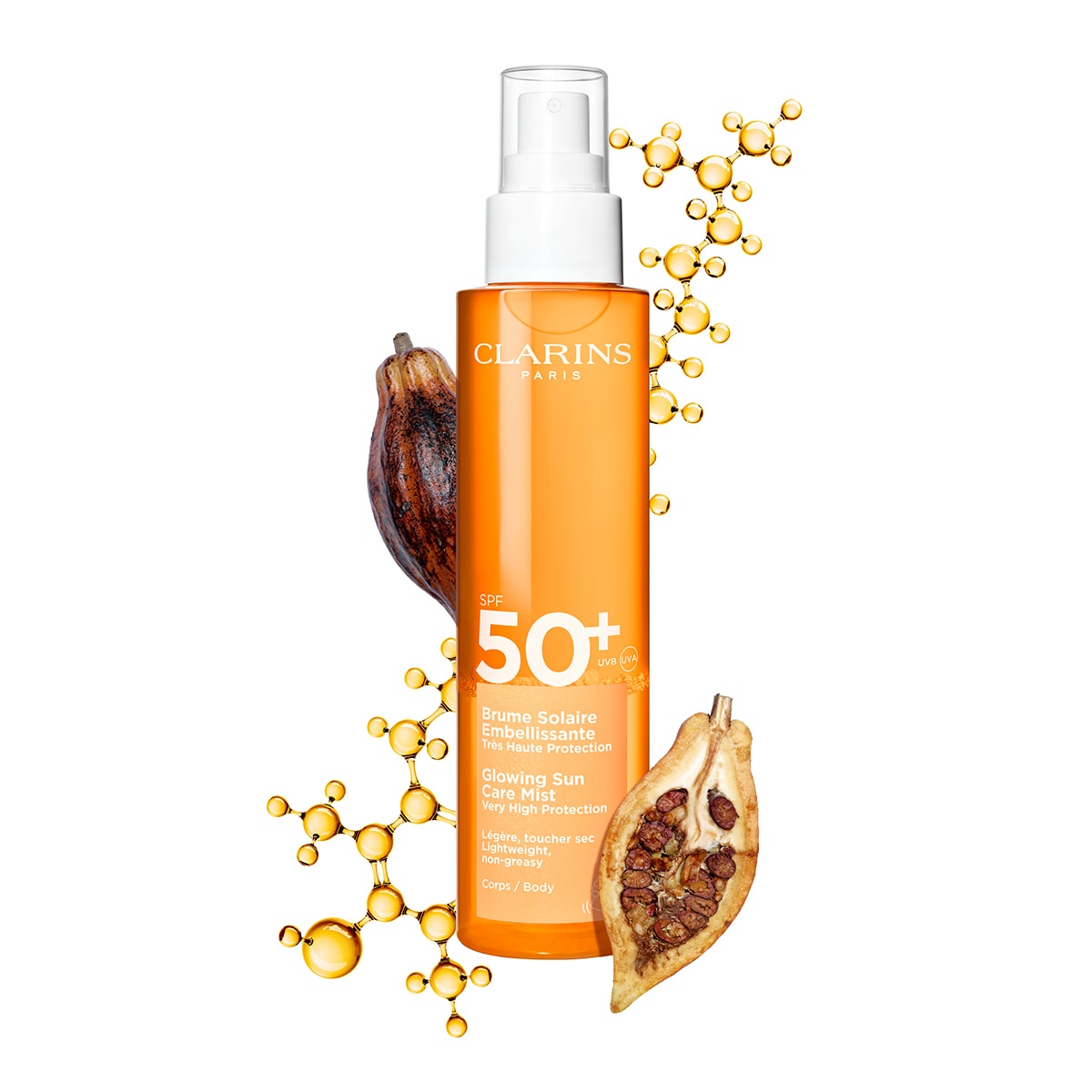 Brume Solaire Embellissante Très Haute Protection SPF 50+ Corps