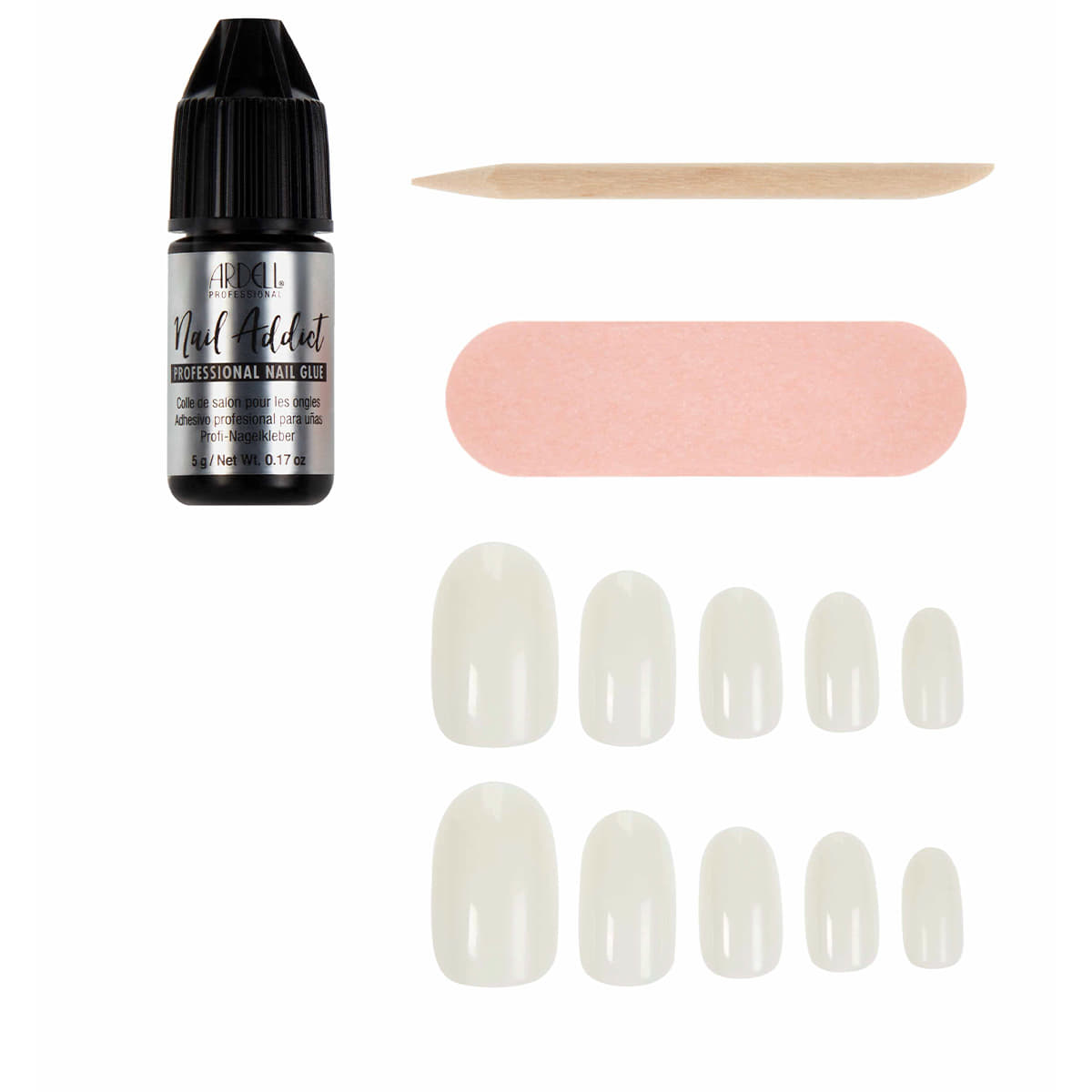 Nail Addict Natural Multipack - Oval