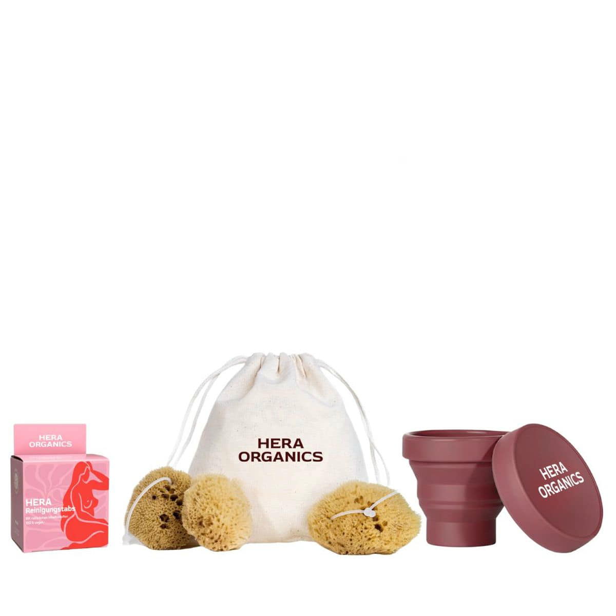 Kit de Démarrage: Éponges Menstruelles L - 3 pcs.