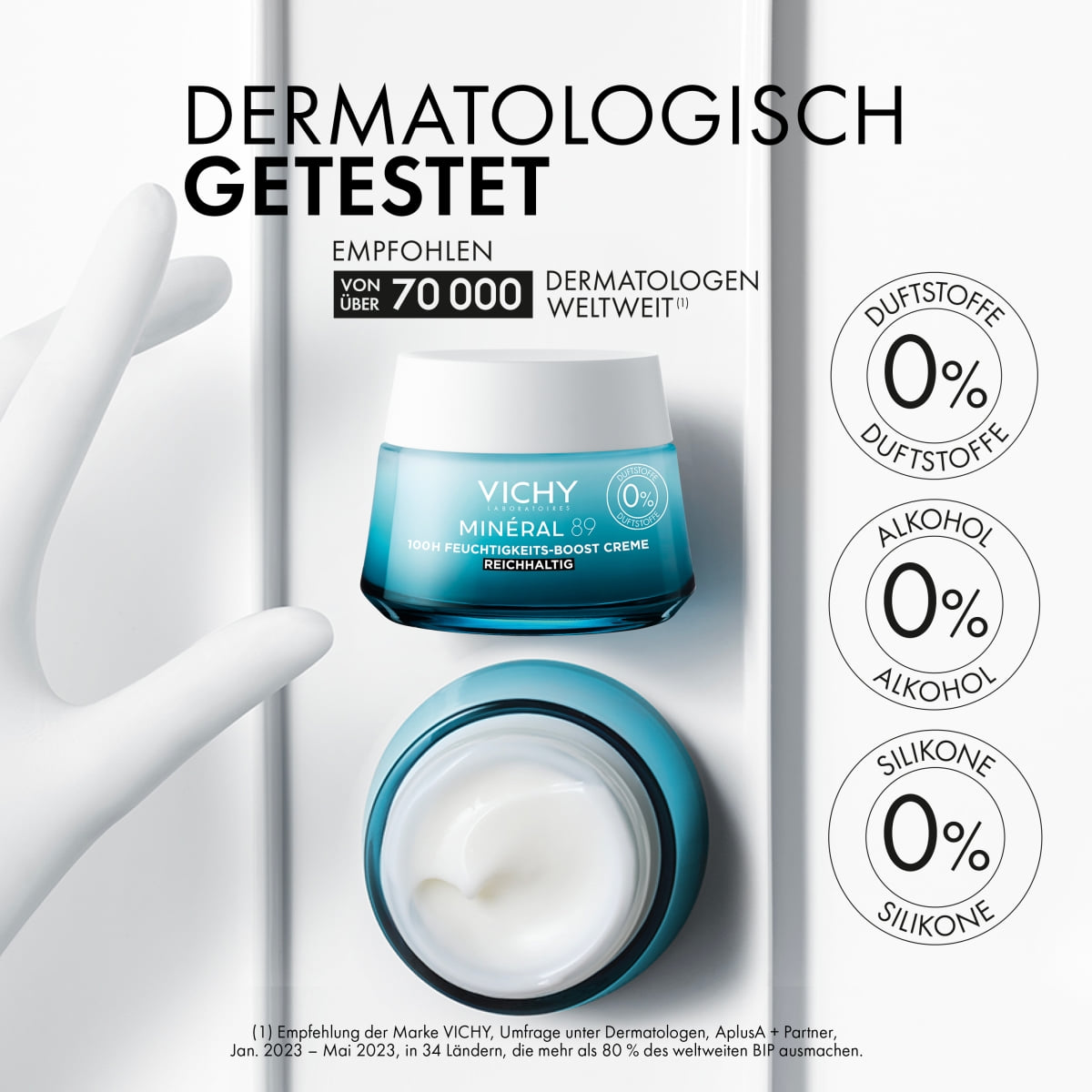 Feuchtigkeits-Boost Creme 100H für trockene Haut