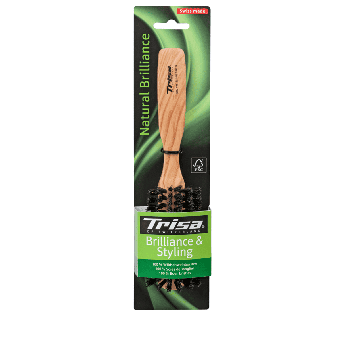 Hair Brush Half Round Medium