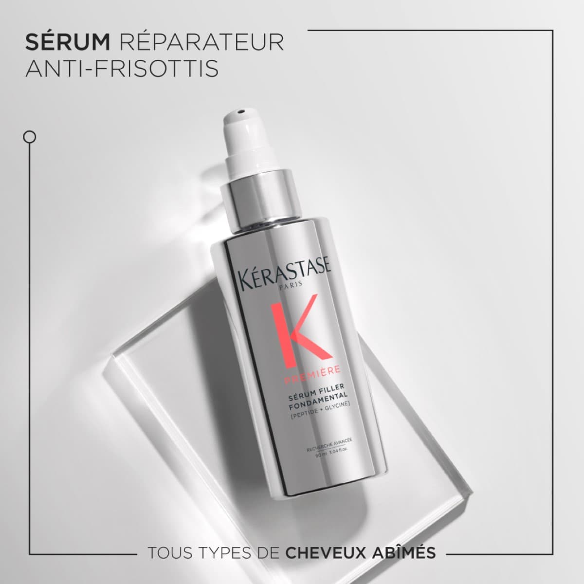 Sérum Filler Fondamental – Protection Thermique Pour Cheveux Abîmés