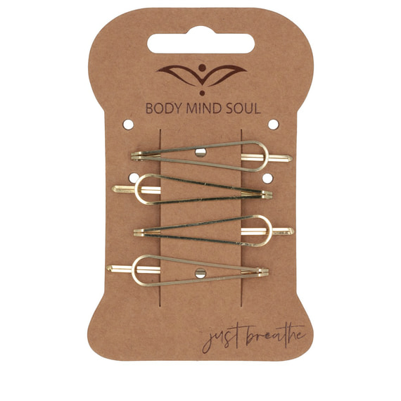 Fermaglio Per Capelli Yoga Dritto - Oro