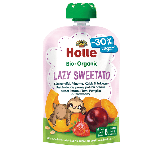 Lazy Sweetato – Patate douce, prune, courge, fraise & avoine