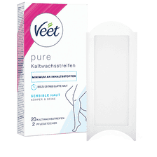 Bandes de cire froide Jambes & Corps Peaux Sensibles 20 pcs.