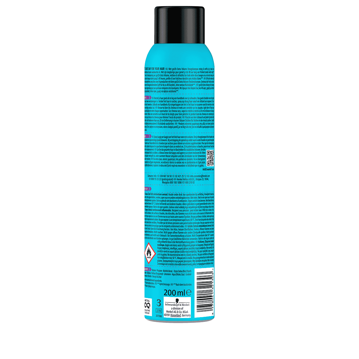 Shampooing sec Extra Volume