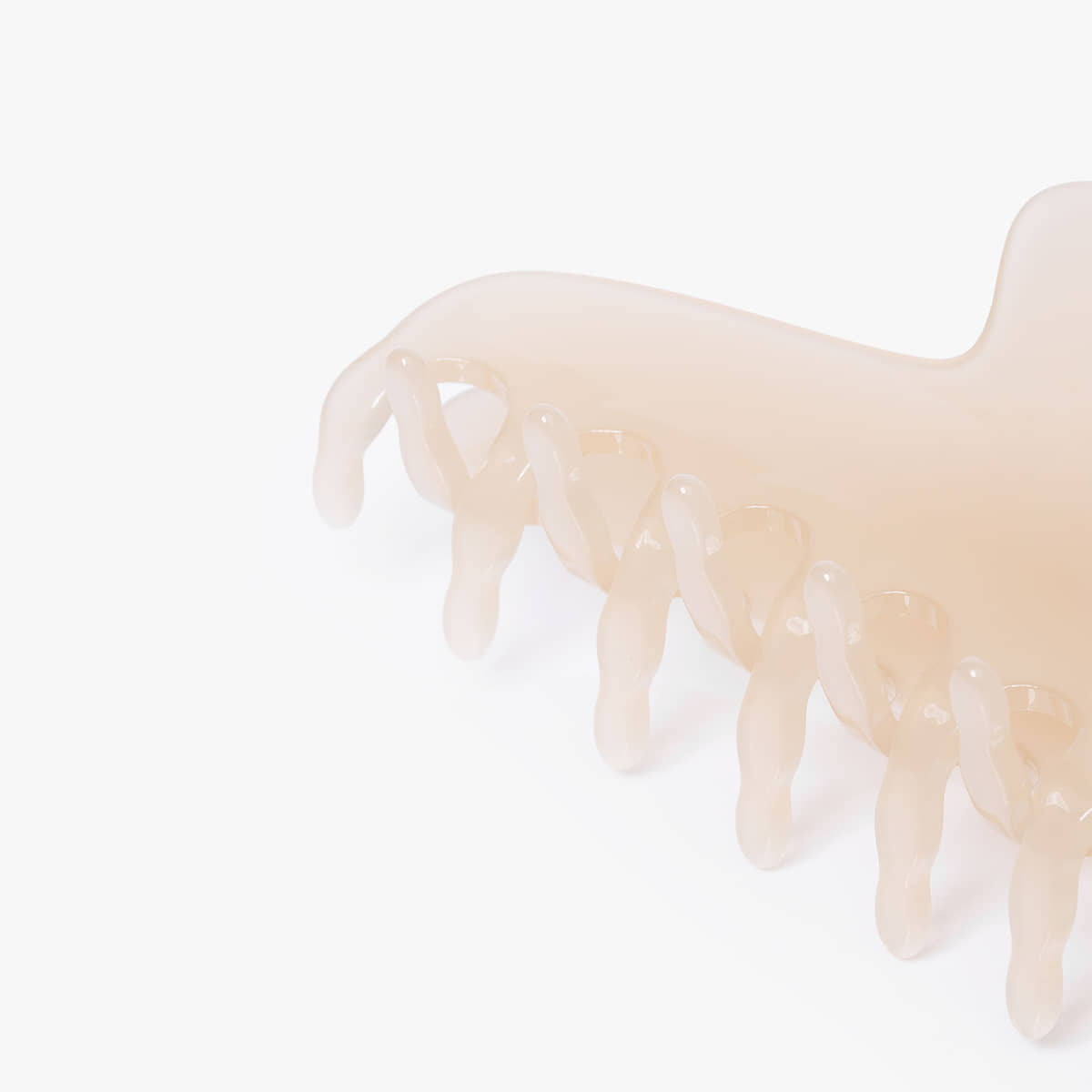 Acetat Claw Clip - Cream