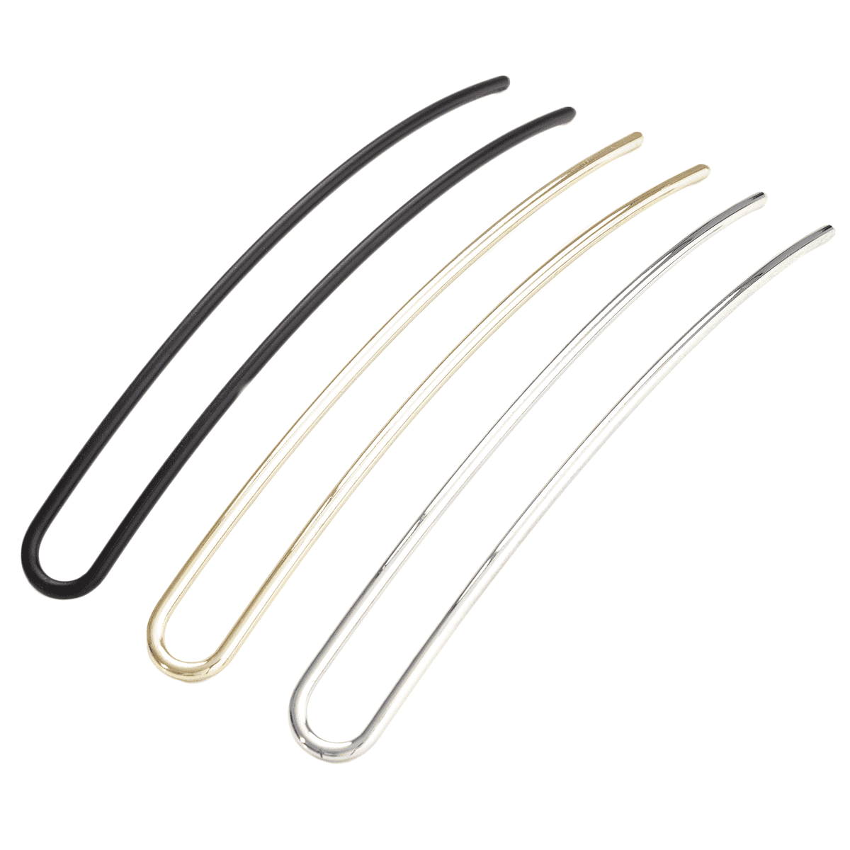 Hairpin Plain Black Matte