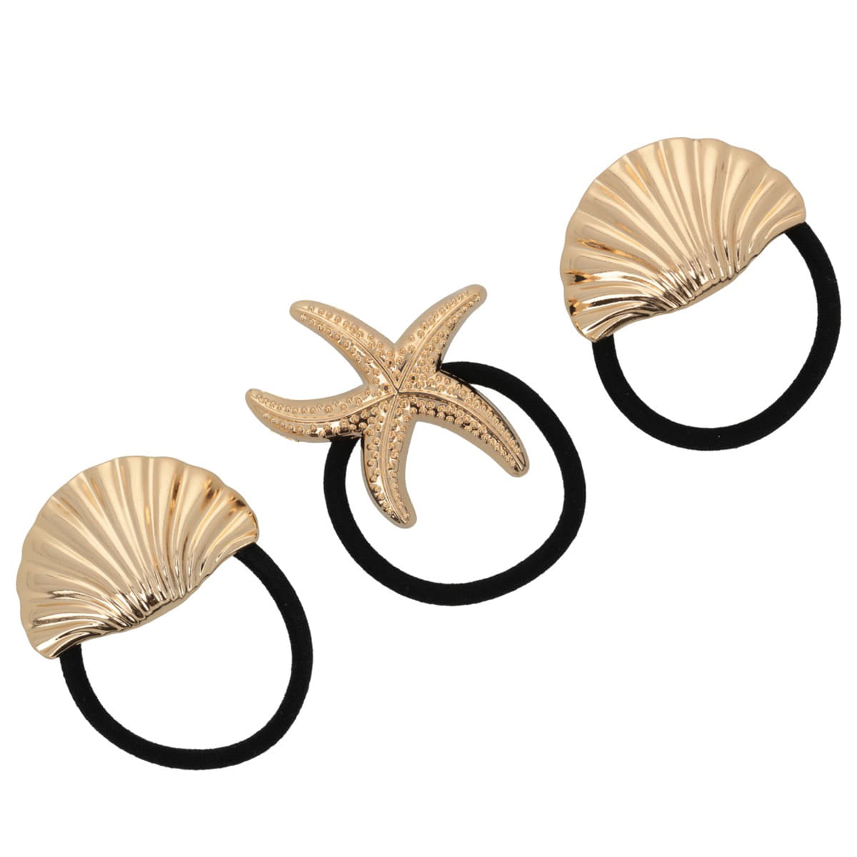 Set Elastici Per Capelli - Oro