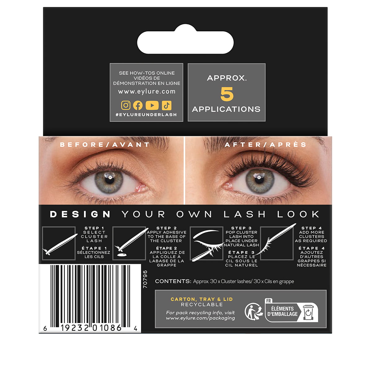Underlash Cluster – Black Mermaid 