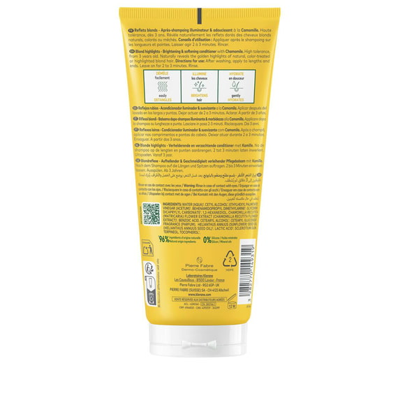 Balsamo Schiarente per Capelli Biondi