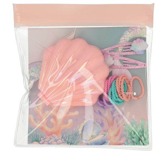 Set De Brosses À Cheveux Coquillage - Rose