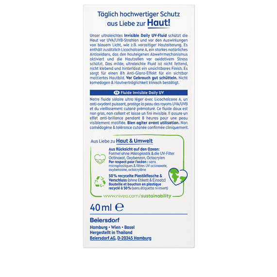UV Face Invisible Daily Fluid SPF50+