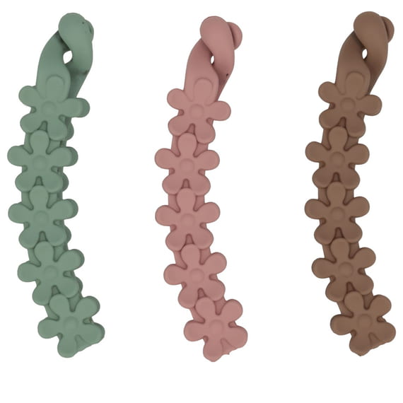 Set Di Mollette Banana - Marrone, Rosa, Menta