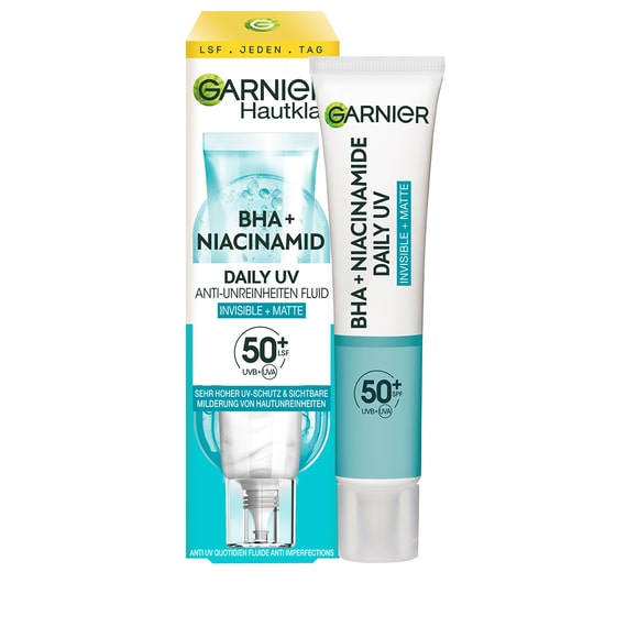 BHA + Niacinamide Daily-UV Anti-Imperfections Fluid Invisible + Matt SPF 50+