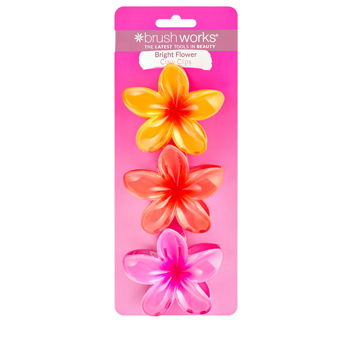 Bright Flower Claw Clips