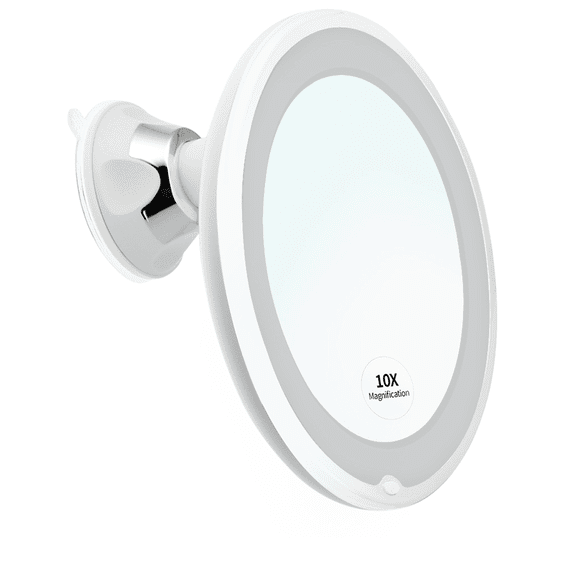 LED-specchio da parete 10 volte Sandra