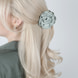 Fabric Flower On Hairclip