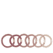 Nordic Elastics - Beige, Pink