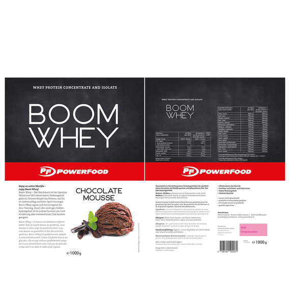 Boom Whey Chocolate Mousse
