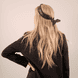 Leather Hairband Wire Black