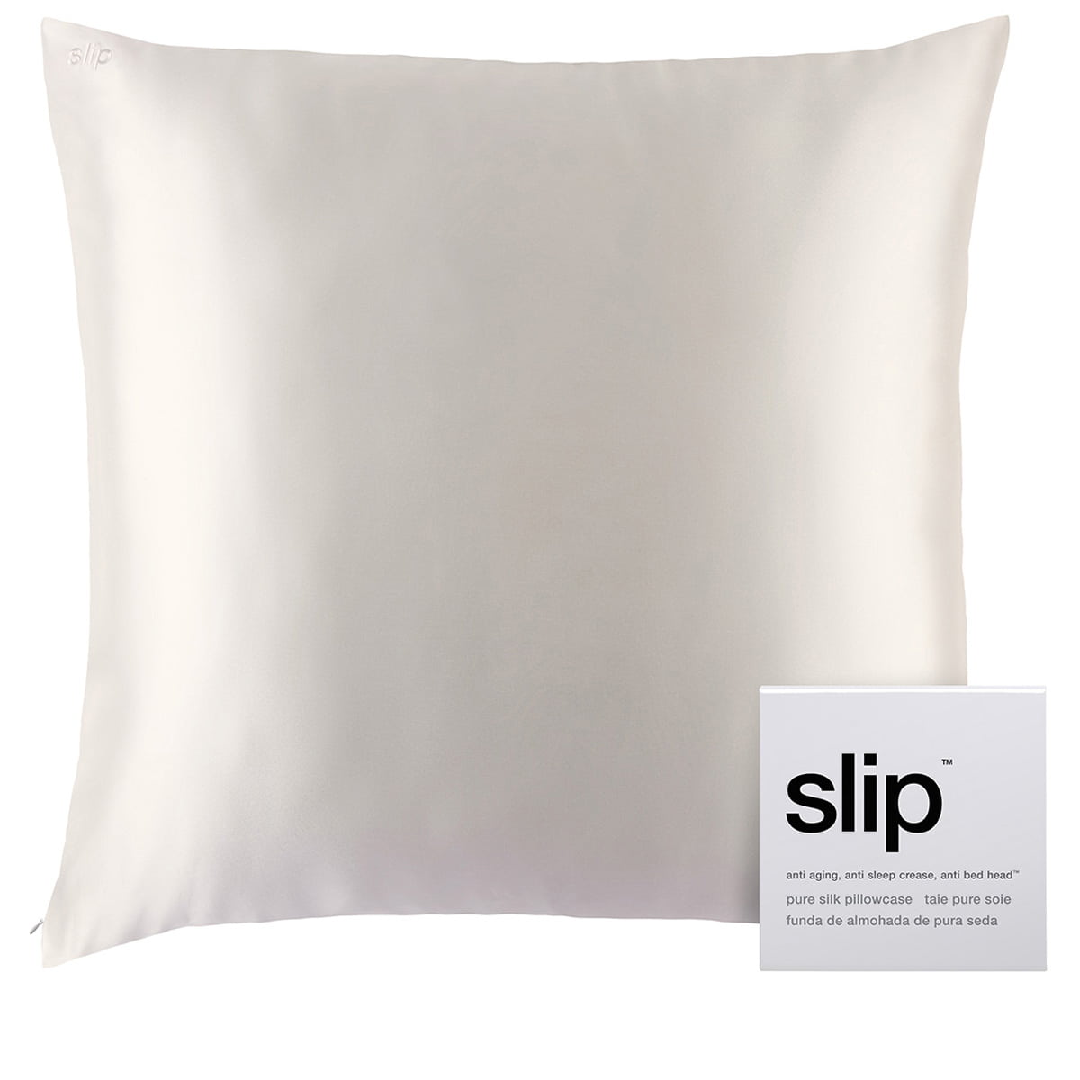 80 x 80 Euro Pillowcase - White